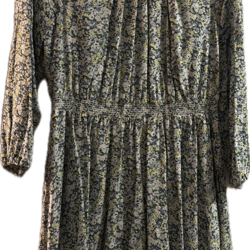 J. Crew Liberty Floral Blouse - Blue, Yellow, White